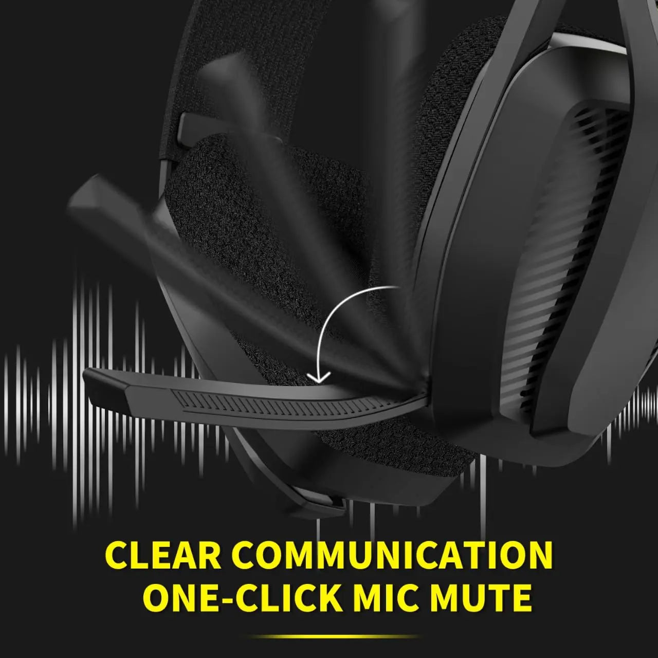 BINNUNE 2.4Ghz Wireless Gaming Headset with Mic for PS5 PS4 PC Mac Playstation Bluetooth Gaming Headset with Microphone