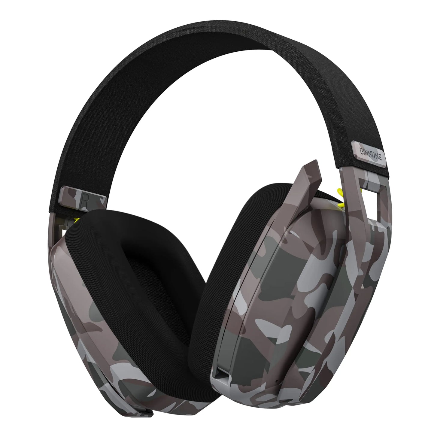 BINNUNE 2.4Ghz Wireless Gaming Headset with Mic for PS5 PS4 PC Mac Playstation Bluetooth Gaming Headset with Microphone