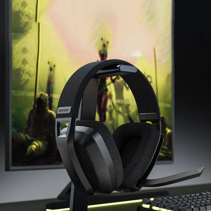 BINNUNE 2.4Ghz Wireless Gaming Headset with Mic for PS5 PS4 PC Mac Playstation Bluetooth Gaming Headset with Microphone